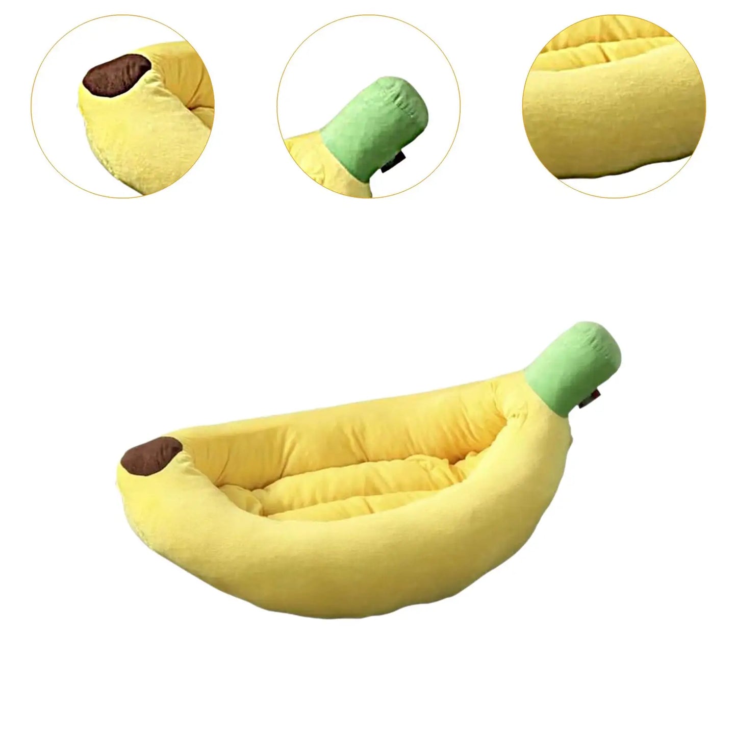 Cozy Banana Dog Bed