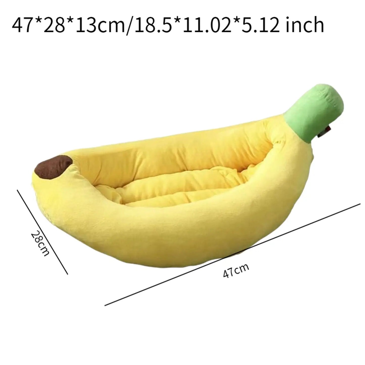 Cozy Banana Dog Bed